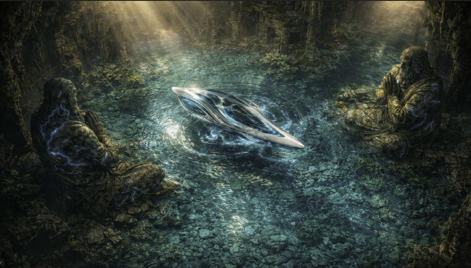 Hyperrealistic sci-fi-environment by MAURYARTE — Hyperrealistic sci-fi-environment by MAURYARTE — lighting study exploration for guardians-of-the-earth